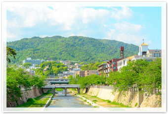 芦屋市の街